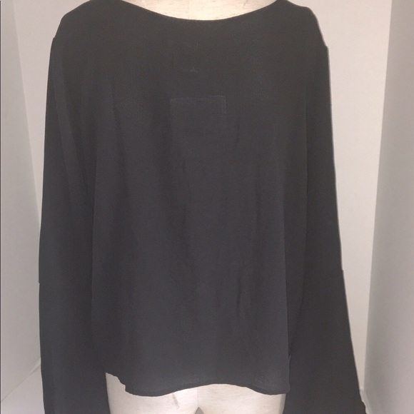Polly and Esther NWT Black boho top - Picture 4 of 7
